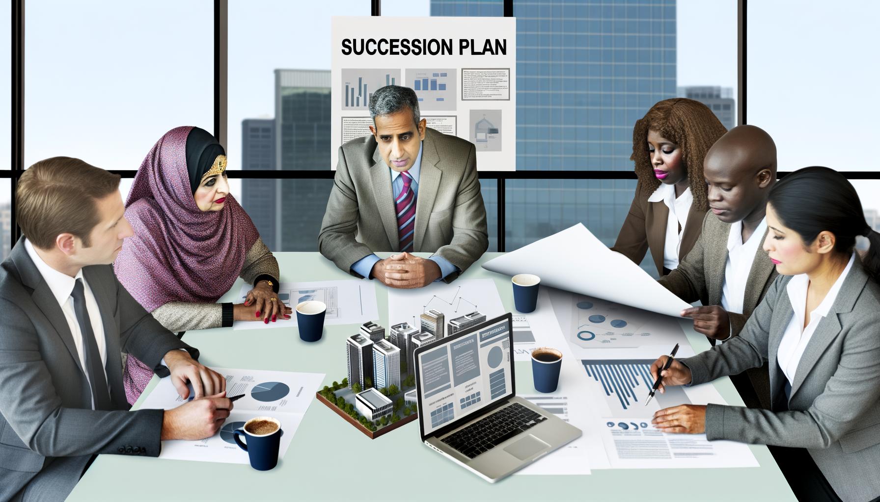 Business succession planning for enduring company stability