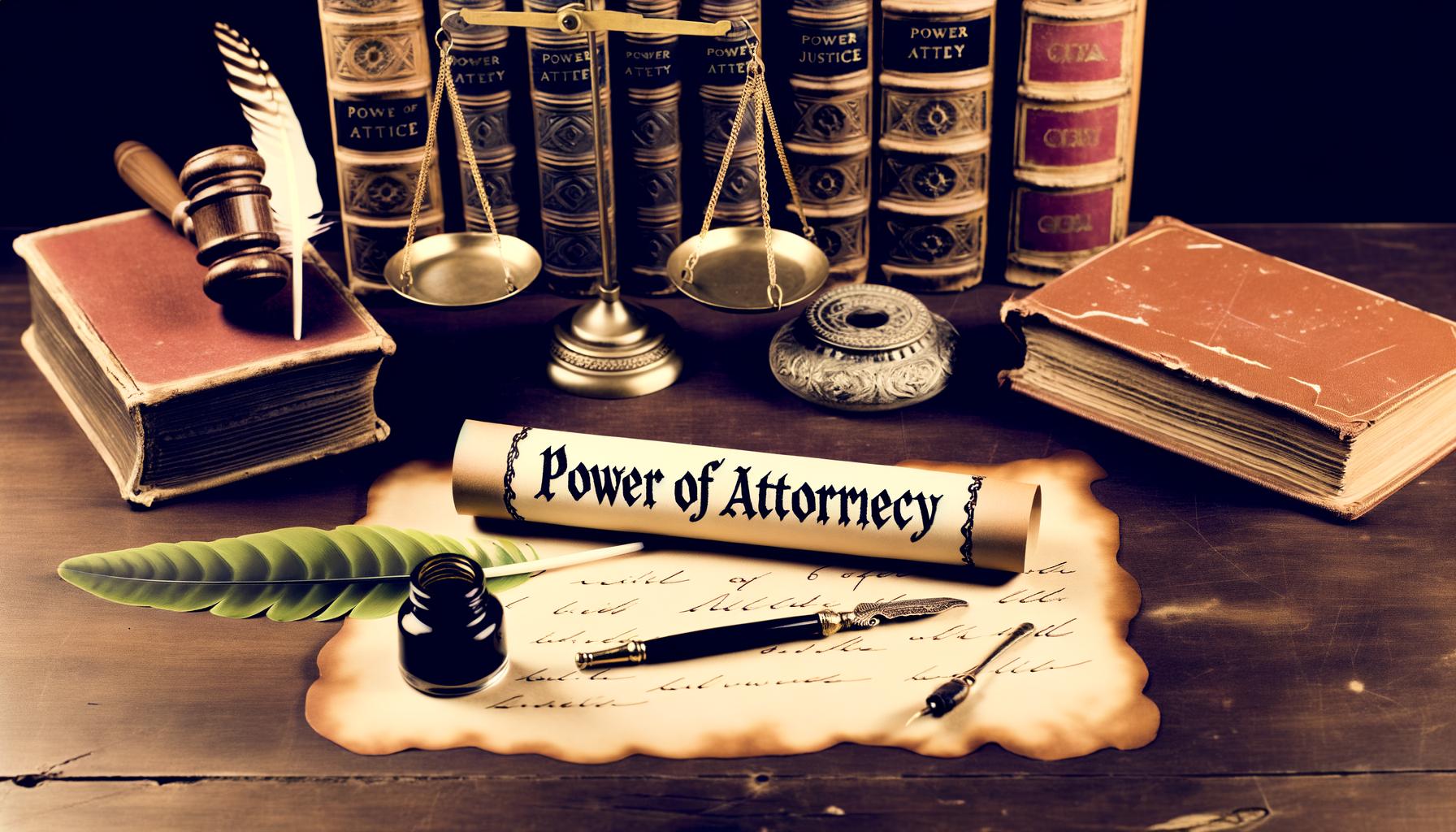 Signing the Power of Attorney agreement